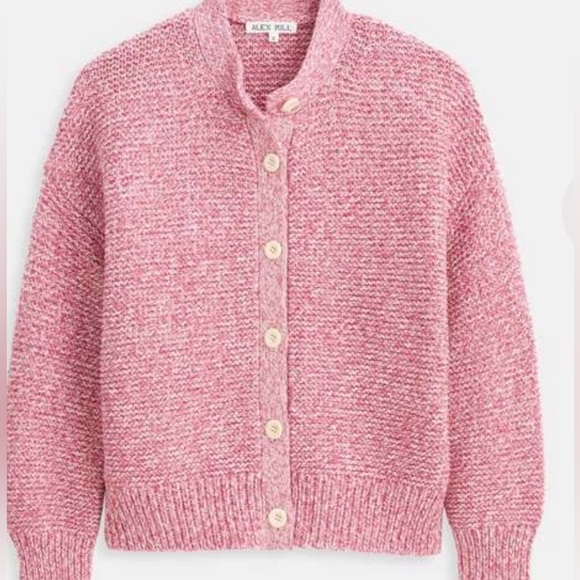 Alex Mill Sweaters - Alex Mill Nico cardigan in Marbled Pink L